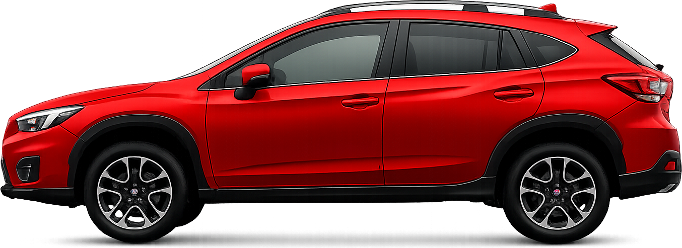 Medium crossover SUV silhouette